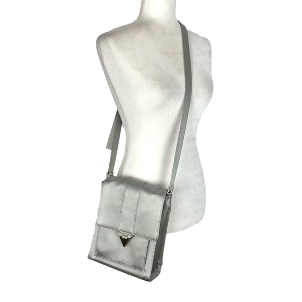 Guess silver satin bag